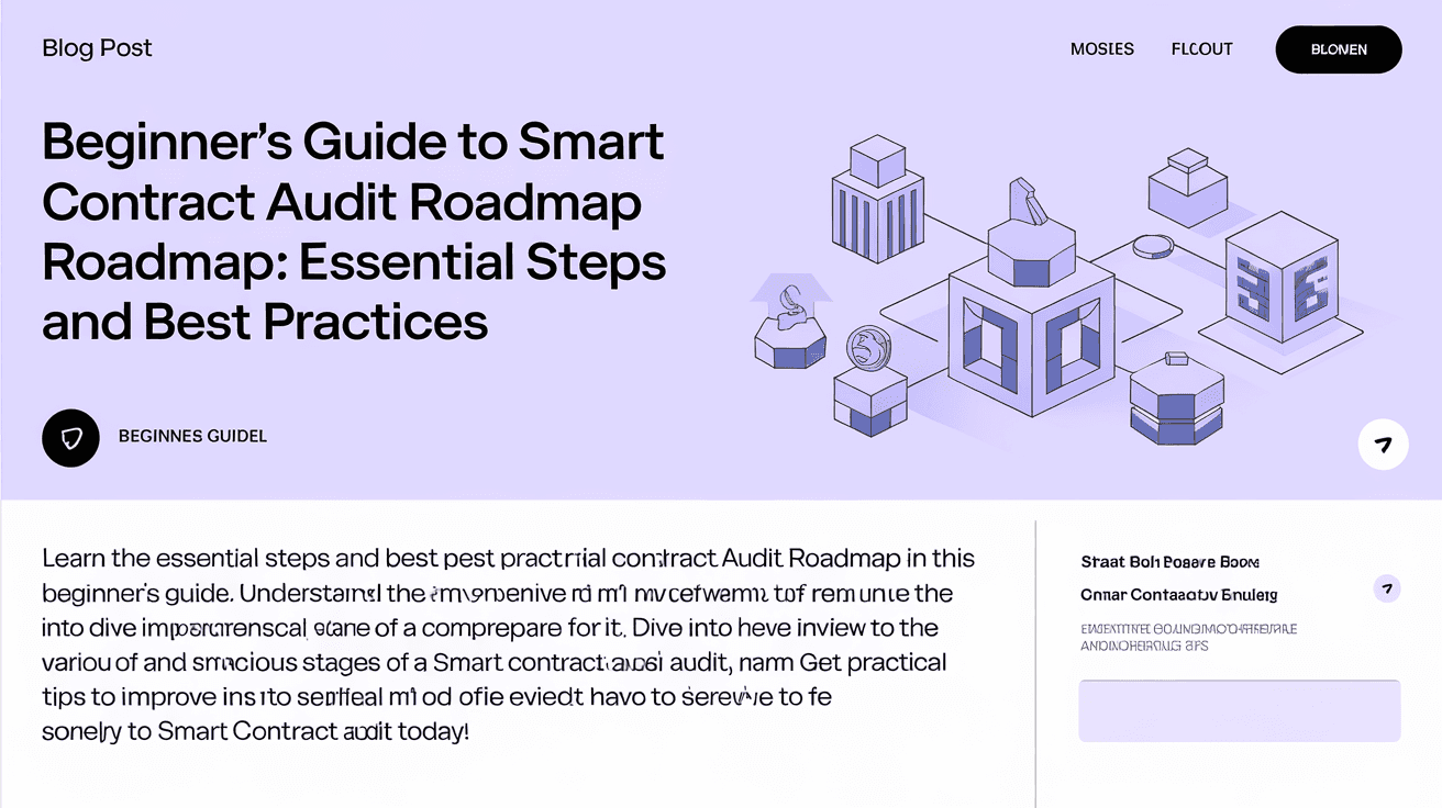 Beginner's Guide To Smart Contract Audit Roadmap: Essential Steps and Best Practices